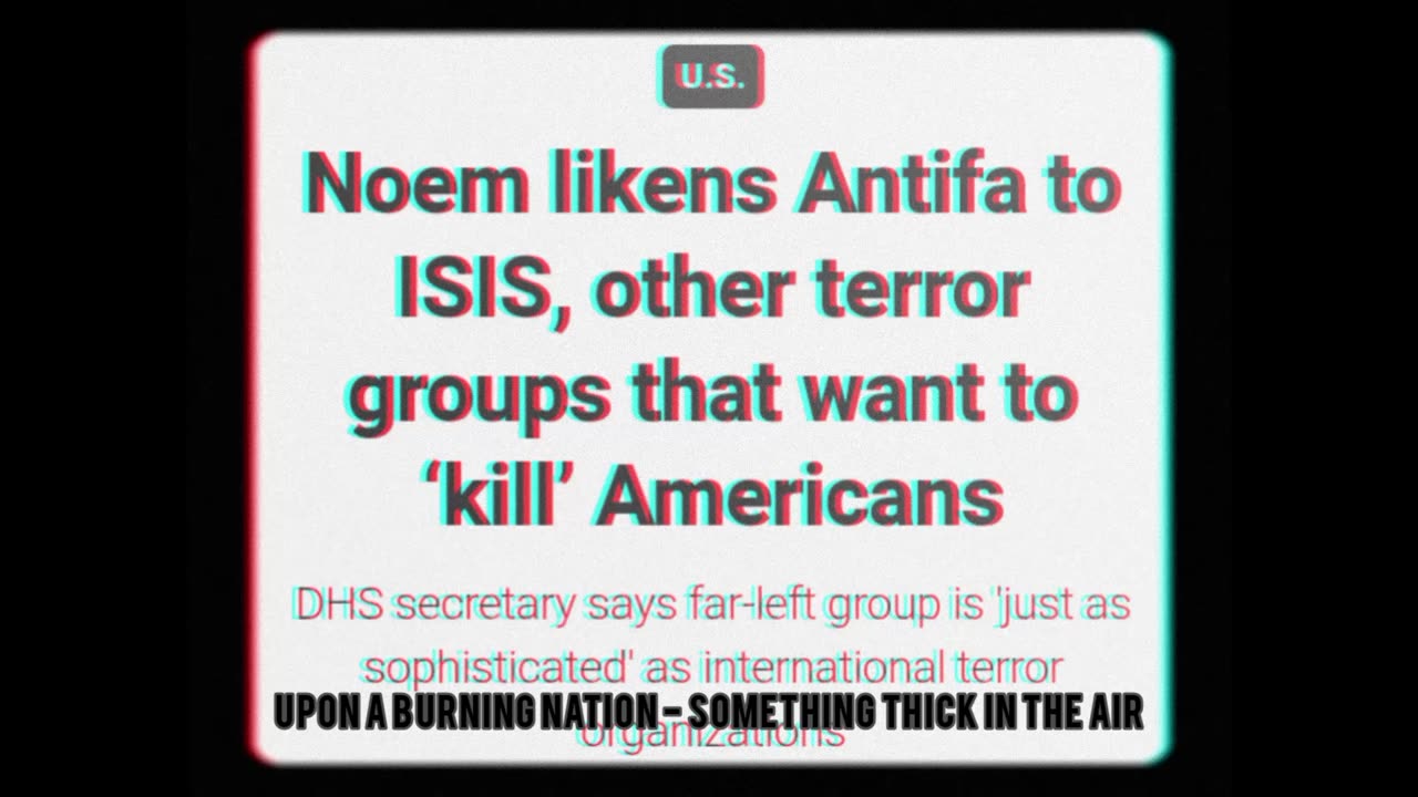 Upon A Burning Nation - Something Thick In The Air