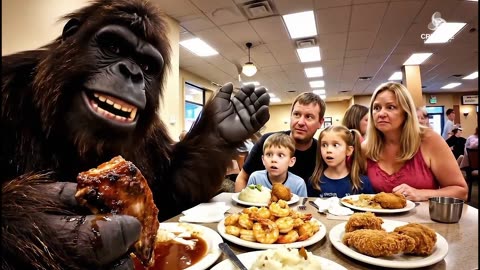 Bigfoot’s Epic Buffet Rampage! 🍔🔥 #vlog