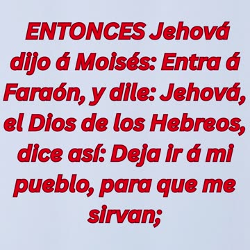 "Deja ir a mi pueblo" exodo 9:1 #shorts #youtube #ytshorts #jesus #views #youtubeshorts #shortvideo