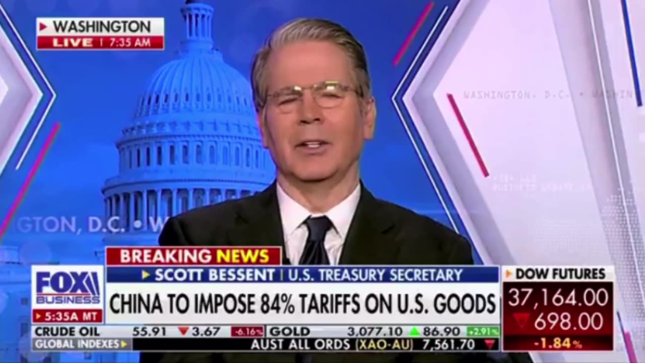 Scott Bessent - They can Raise their Tariffs on America all they want, but SO WHAT?