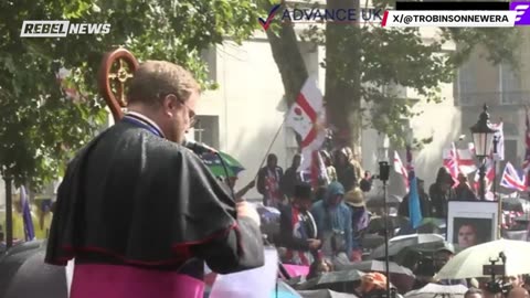 RAW: Pastor defends religious freedom at 'Unite the Kingdom' march