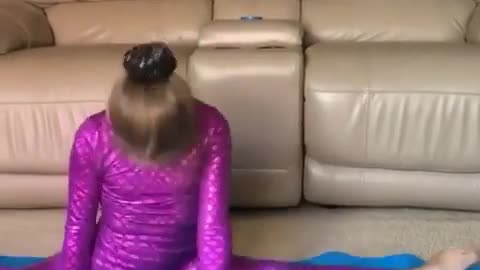"This Gymnastic Girl Is Next Level!"