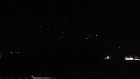 This is what it looks like when a bunch of Iranian drones are headed your way...