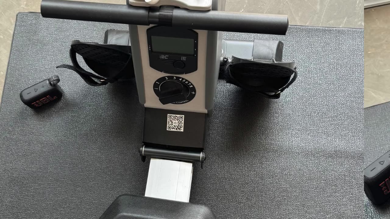 Rowing Machine, Foldable Rower for Home Use, Tablet Holder and Comfortable Seat Cushion