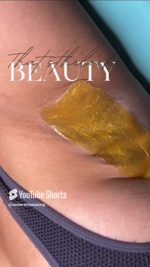 Underarm Waxing Using Sexy Smooth Golden Allure Hard Wax | @thatsthelookbeauty
