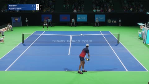 Top Spin 2K25 Federer vs Shelton Hot Shot