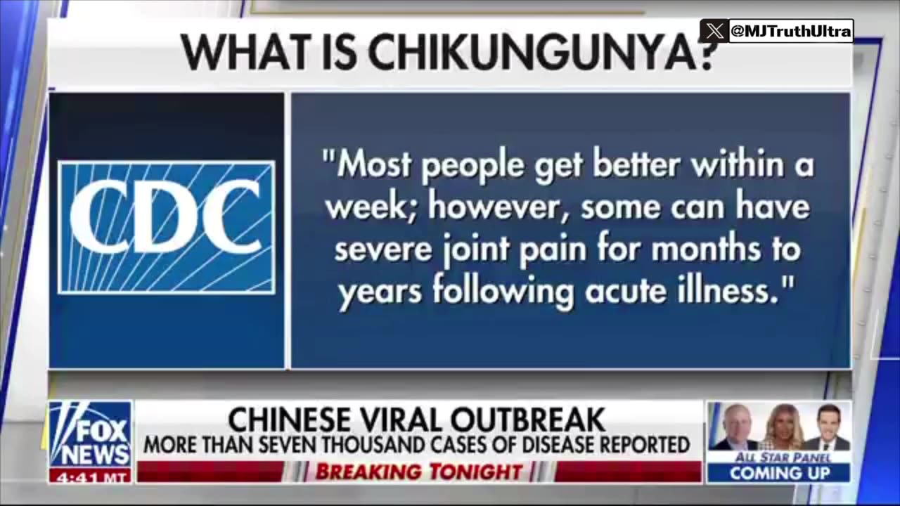 The CDC has issued a travel warning over a viral outbreak in China that is spread by mosquito bites.