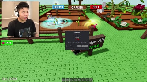 I Started Over Using ONLY SUMMER SEEDS in Roblox Grow A Garden