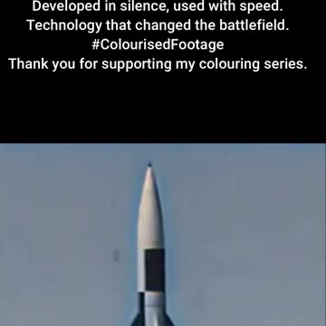 WWII First Ballistic Missile Mobile Launches and Impact Range #WWIIColourised