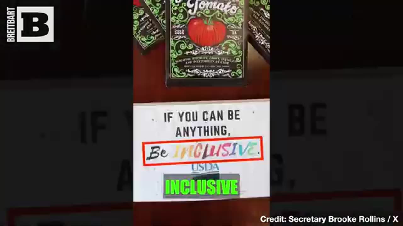 TRASH! Agriculture Secretary Brooke Rollins Throws Out Biden-Era DEI Tomato Seeds