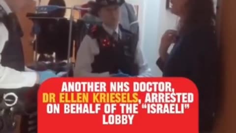 British doctors are being arrested on the direct orders of the 'israeli' jewish lobby.