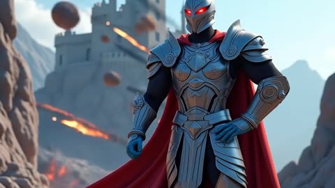 Masked Hero stands, ready to fight and help MAGA