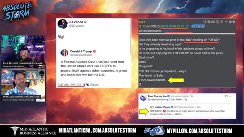 Absolute Storm Ep. 40 6/11/25 10pm EST w/ Special Guest Qagg.news