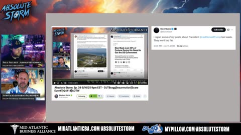 Absolute Storm Ep. 40 6/11/25 10pm EST w/ Special Guest Qagg.news