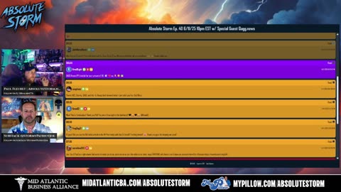 Absolute Storm Ep. 40 6/11/25 10pm EST w/ Special Guest Qagg.news