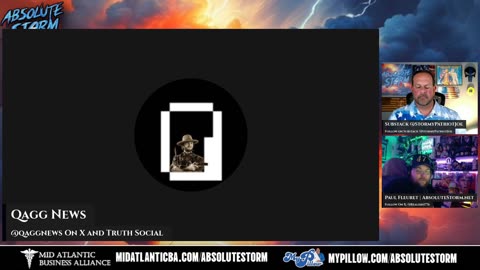 Absolute Storm Ep. 40 6/11/25 10pm EST w/ Special Guest Qagg.news
