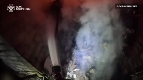 🚒🏚️ Ukraine Russia War | First Responders Tackle Blaze in Kostyantynivka | RCF