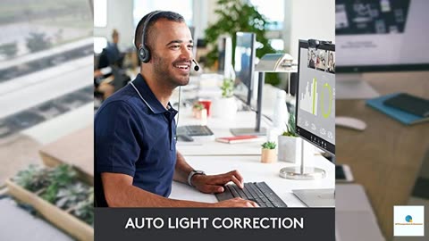 Logitech C270 HD Webcam, 720p, Widescreen HD Video Calling,Light Correction, Noise-Reducin
