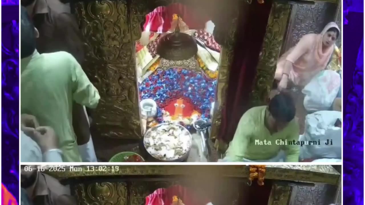 Chaos in Chintapurni Temple: Priests and Security Clash Inside Sanctum Sanctorum!