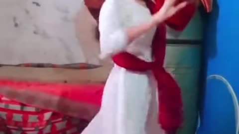 Young Girl Hot Dance At Home