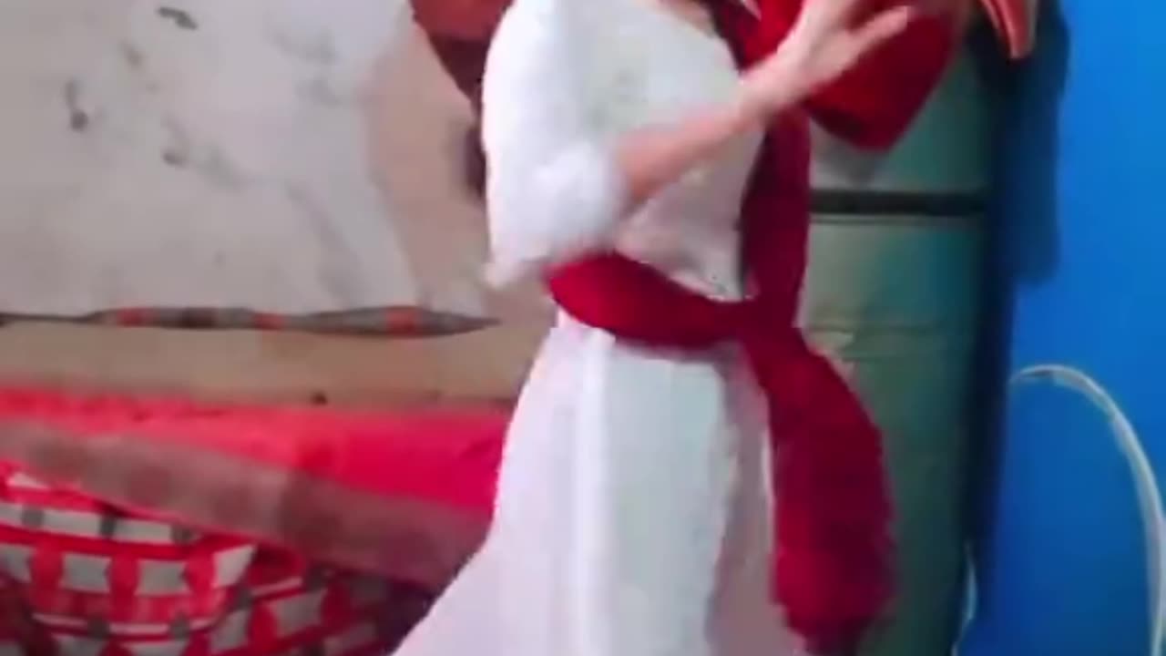 Young Girl Hot Dance At Home