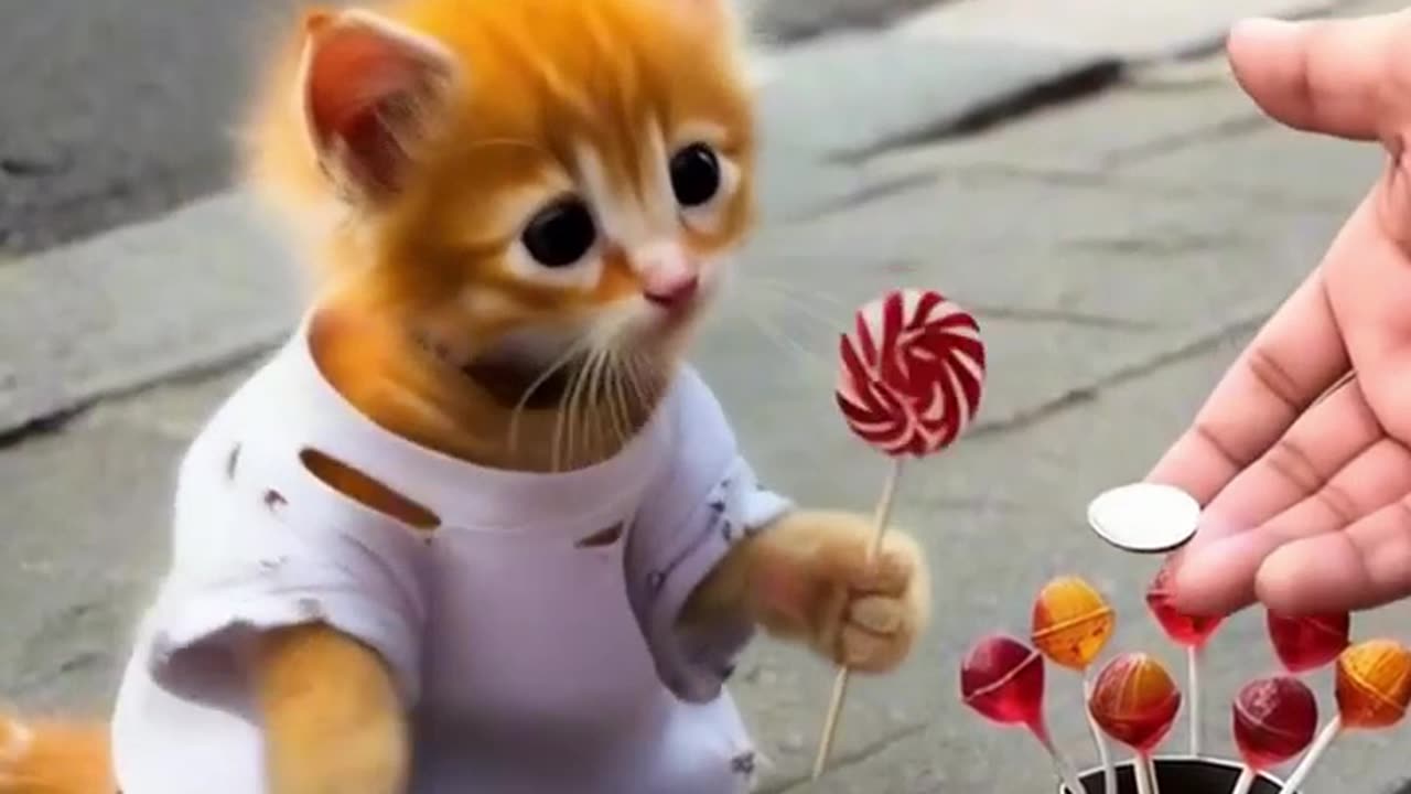 Poor Cat new trending video