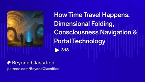 How Time Travel Happens: Dimensional Folding, Consciousness Navigation & Portal Tech