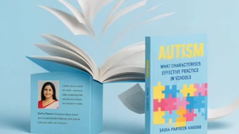 "Book Design That Comes to Life | Autism Book Mockup Animation"