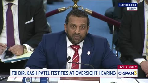Kash Patel gives the Senate a warning - 9/16/2025
