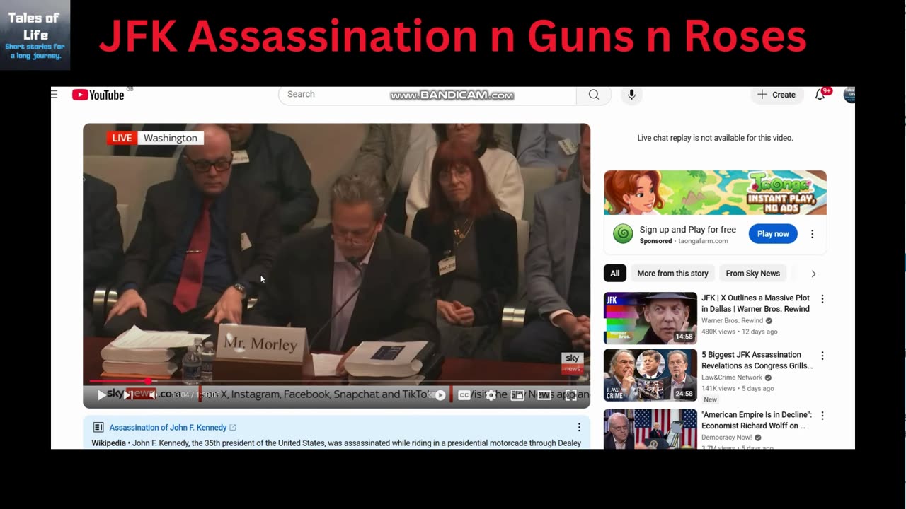 JFK Assassination and Guns n Roses