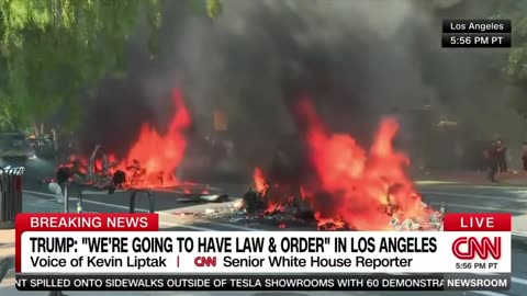 LA rioters destroy two self-driving vehicles