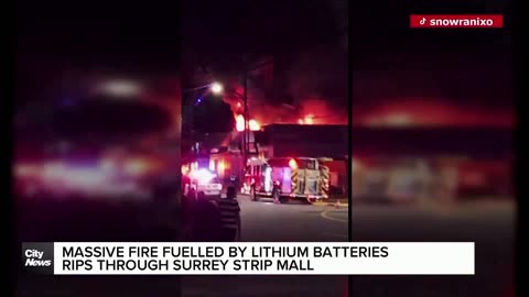 EV REVOLUTION (Armada ebikes) store fire in Surrey BC started in the roof.