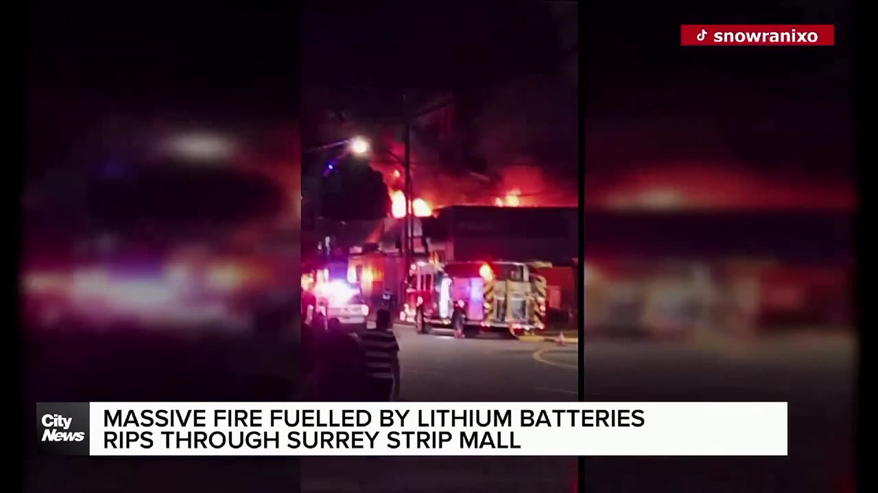 EV REVOLUTION (Armada ebikes) store fire in Surrey BC started in the roof.