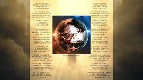 Let there be light; God's winning this fight