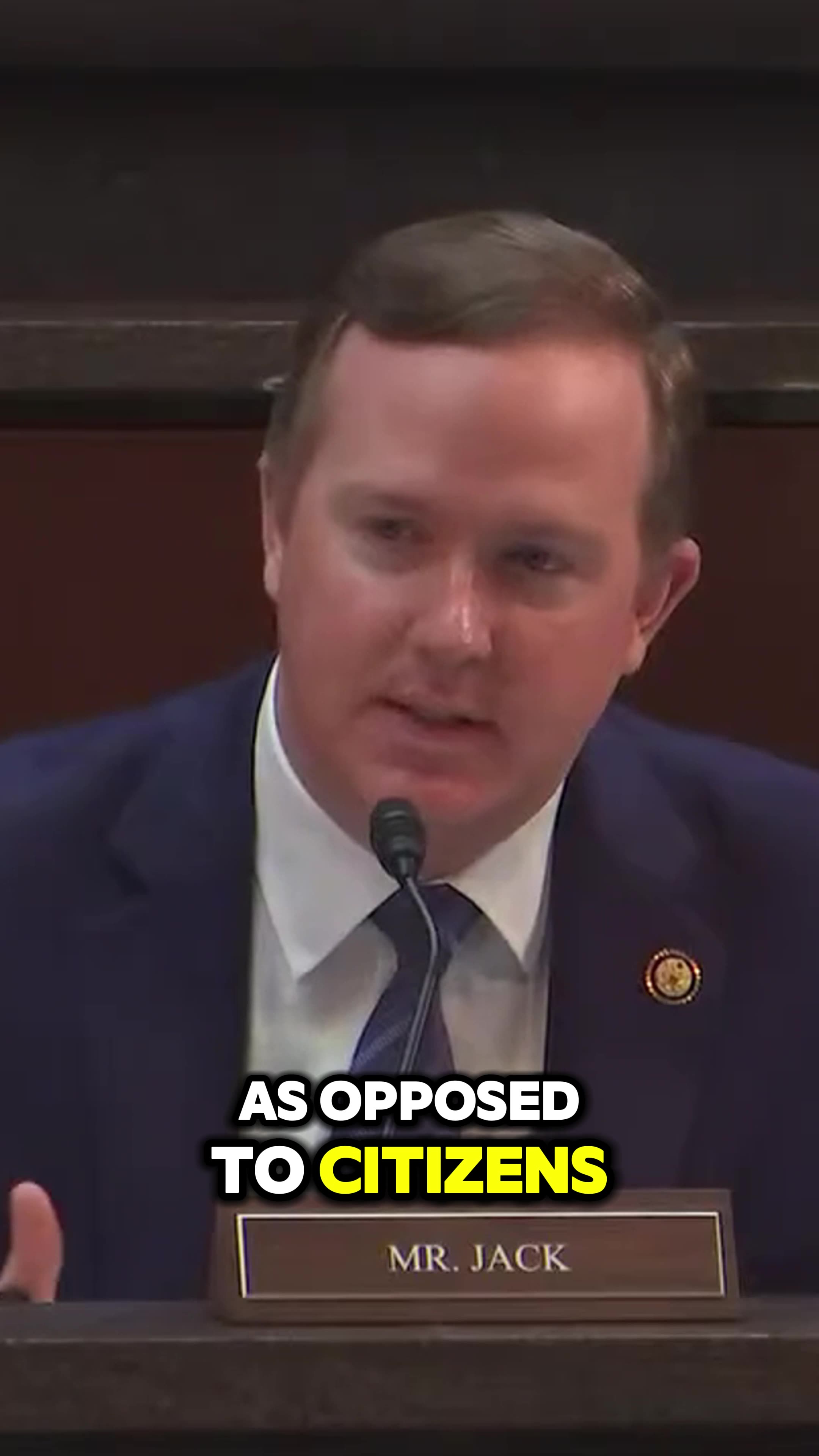 Congressman Brian Jack challenges witness: How many NGOs are fully funded by U.S. taxpayers?