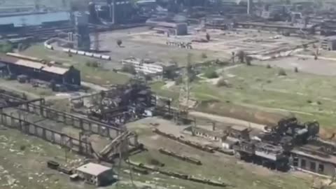 😕 This is what the legendary Azovstal looks like today in occupied Mariupol…