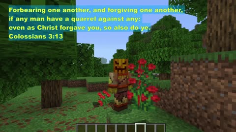 Minecraft Bible Verse Colossians 3:13