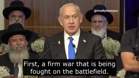 Israeli PM Netanyahu gave a genocidal speech yesterday 27May2025
