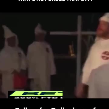 BLUE LODGE BENNETT EXPLAINS TO POLICE THAT HE IS NOT BURNING A CROSS KKK STYLE