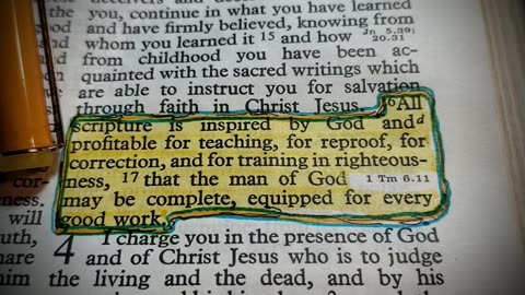 All Scripture Is Inspired By God..