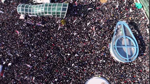 2월 8일 대구 (동대구역) 탄핵 반대집회 드론영상