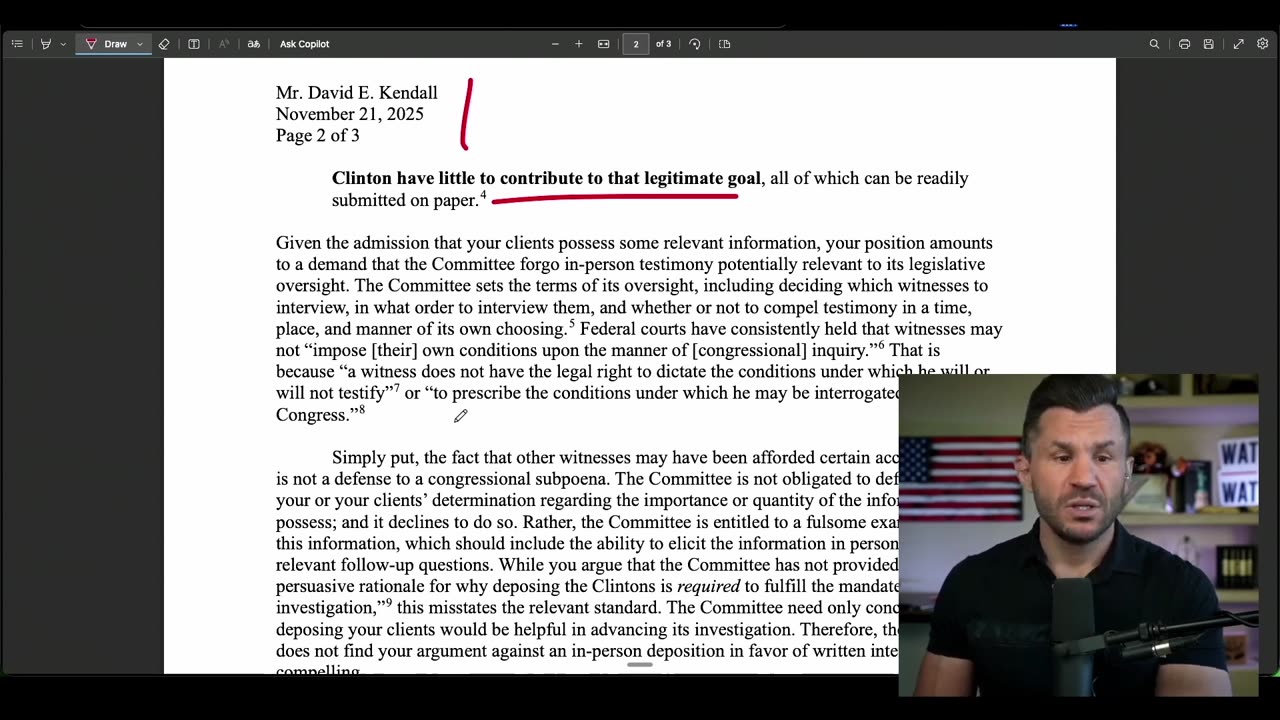 Bill and Hillary WARNED to Appear in Congress or ELSE!!