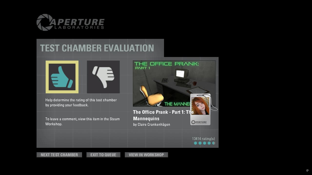 Portal 2 The Office Prank Part 1 Gameplay by Claire Crankenhägen