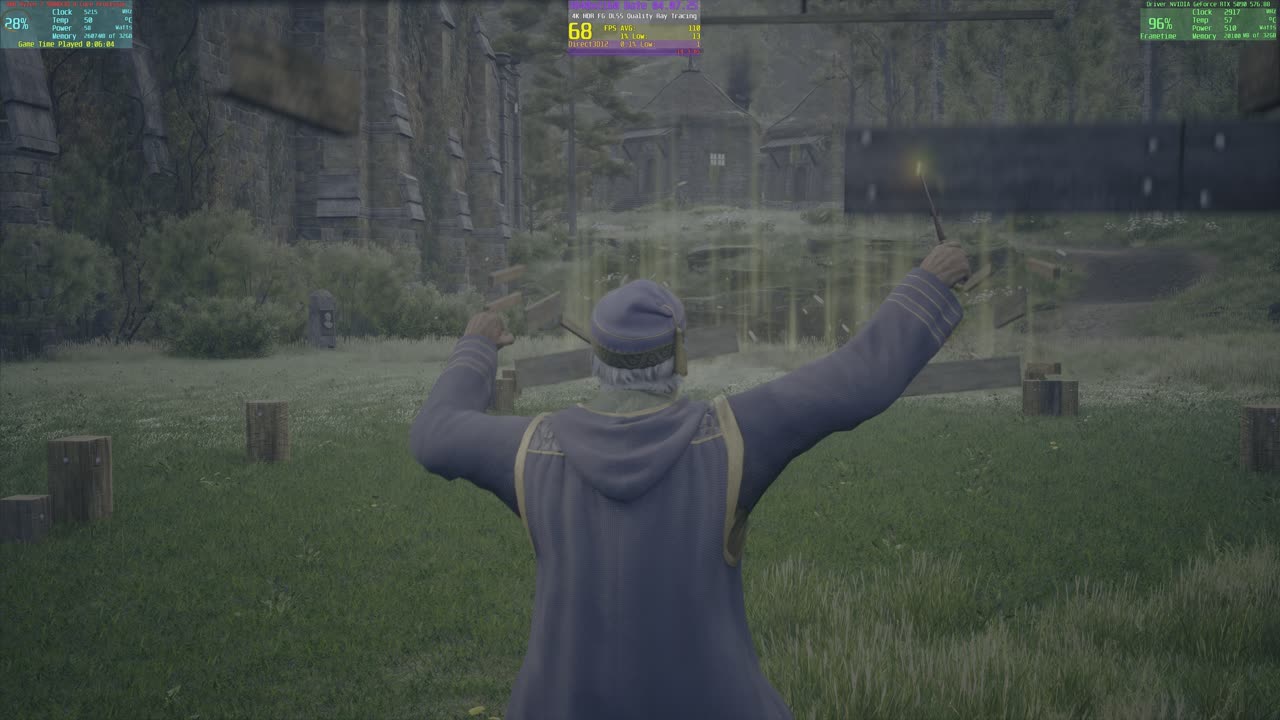 Hogwarts Legacy RTX 5090 Ray Tracing AMD 9800X3D 4k HDR PC Gameplay