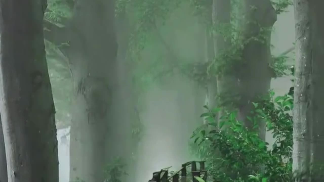 Mystical Forest Path 🌿 | Walk Into Nature’s Calm 🍃🌫️