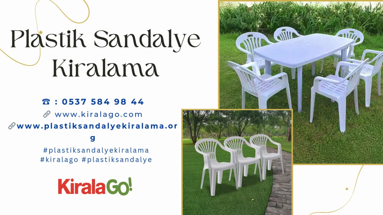 Plastik Sandalye Kiralama