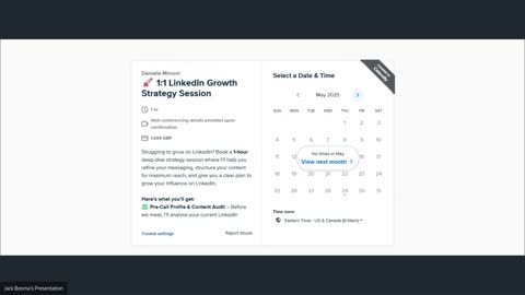 Danielle Mimoni: LinkedIn Growth Strategy Session