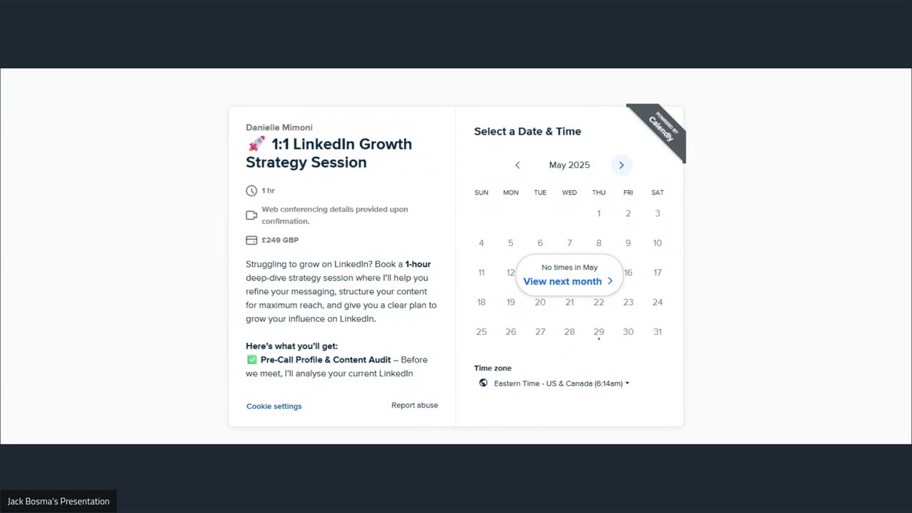 Danielle Mimoni: LinkedIn Growth Strategy Session