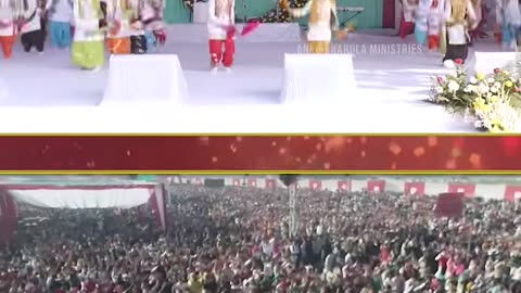 SPECIAL BHANGRA DANCE PERFORMANCE BY SISTER SOPHIA AND BROTHER YIRMEYAH AND KIDS || #anmshorts