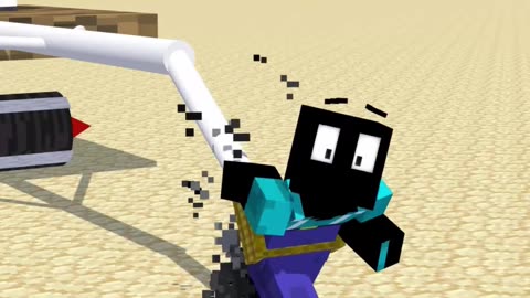 HELP Herobrine To Power Up And Pull A Cart #friendship #anime #shorts #trending
